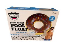 BigMouth Giant Chocolate Frosted w/ Sprinkles Donut Pool Float 4 feet Wide