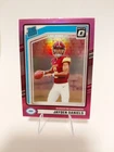 2024 Panini Donruss - Rated Rookie Jayden Daniels #389 Optic Pink Prizm (RC)