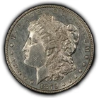 1879-S Rev 78 $1 Morgan Silver Dollar - Proof-Like Obverse - AU - SKU-D7420