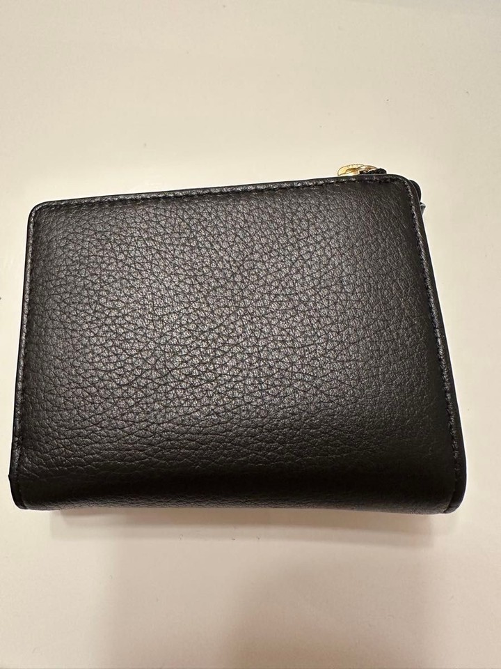 【russet】russet Bi Fold Wallet Black Embossed Leather Ebay 