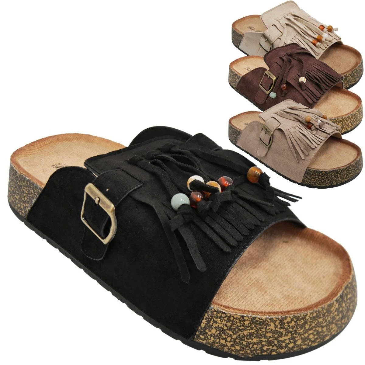 Ladies Summer Flip Flop Slidders Comfort Open Toe Flat Comfy Sandals Women Sizes