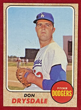 Don Drysdale Cards and Autographed Memorabilia Guide 4