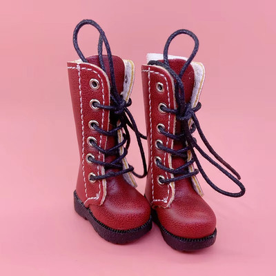 1/6 BJD Blythe Doll Shoes Tall Boots fit Neo Blythe 3.2cm Leather Toy Gift