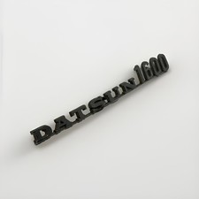 Datsun 1600 Emblem Badge Rear Boot Fits 510 Bluebird 1968-1973 Chrome Script