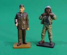 Del Prado 1944 US Fighter Pilot/1944 US Platoon Sgt 1/30 unboxed but Excellent.