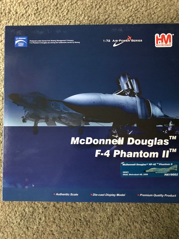 1:72 Hobby Master HA19002 McDonnell Douglas RF-4E Phantom II Iran Air Force