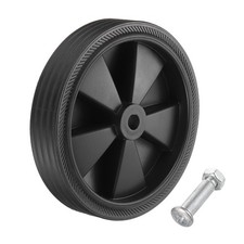 6 Inches Air Compressor Wheels for Most Air Compressors With 0.5" Dia 1PCS,Black