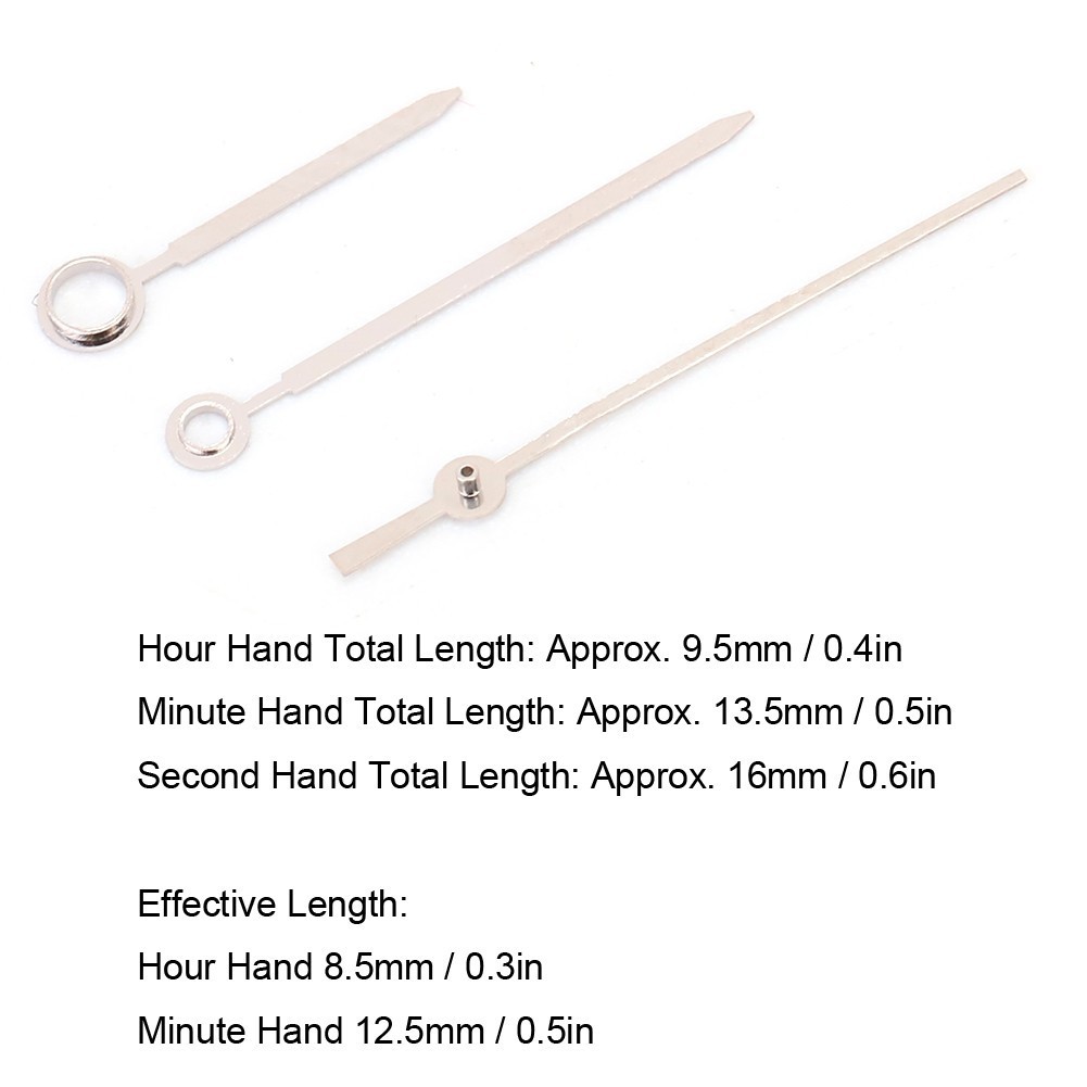 Needles Second for Watch Hands Minute T050 Silver Watch Hour ETA2824 Fit - VintageWatches.PK Needles Second for Watch Hands Minute T050 Silver Watch Hour ETA2824 Fit - vintagewatches.pk