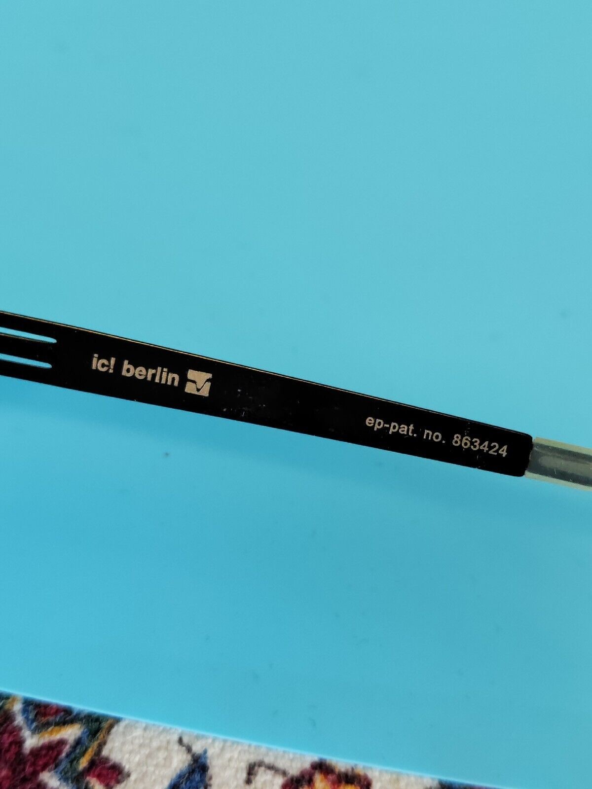 VINTAGE IC! RECTANGULAR GLASSES FRAME SCREWLESS B… - image 8