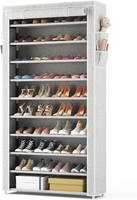 Vicye Schuhregal 11 Ebenen, Schuhschrank Hoch FüR 50 Paare Schuhe, Schuhaufbewah