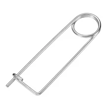 1-Pack Brooch Shape Cotter Safety Pin, 4x100mm Quick Lock Brooch Fastener