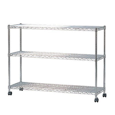 IRIS OHYAMA l Rack スチールラック IRIS OHYAMA Rack Metal Rack Body 3 Tiers with Casters Width 110 x