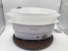 Vaporera Eléctrica Maxi-matic Electric Steamer Rice Cooker White Ts-677