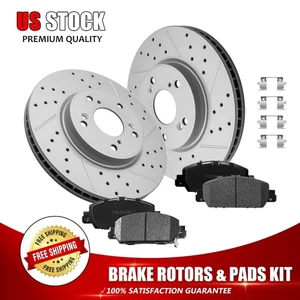 Front Brake Rotors Ceramic Pads For 2013-2018 2019 2020 2021 2022 Honda Accord (For: More than one vehicle)