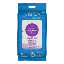 Fluoride-Free Baby Tooth and Gum Wipes Grape Flavor Oral Care Cleaning Dental
