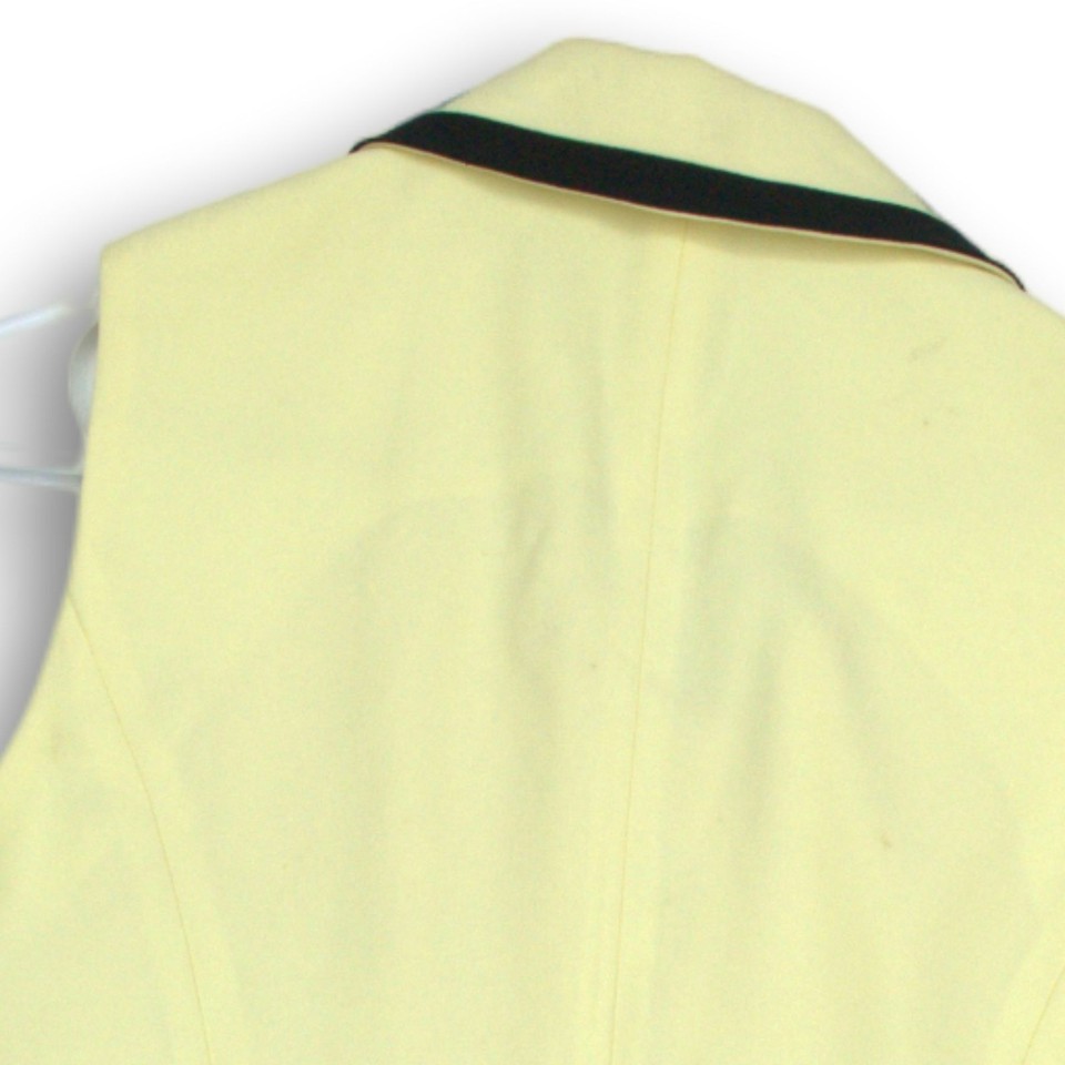 Marco Selini New York Womens Yellow Vest Size 14 eBay