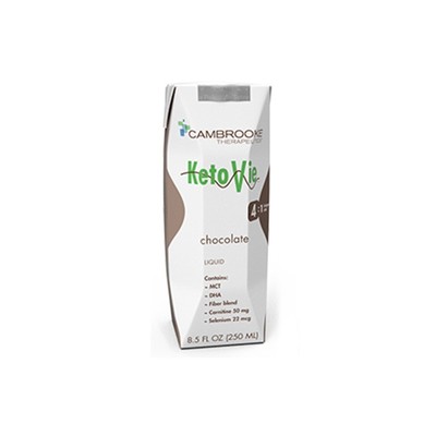 KetoVie 4:1 Oral Supplement Chocolate 8.5 oz Carton 30 Ct