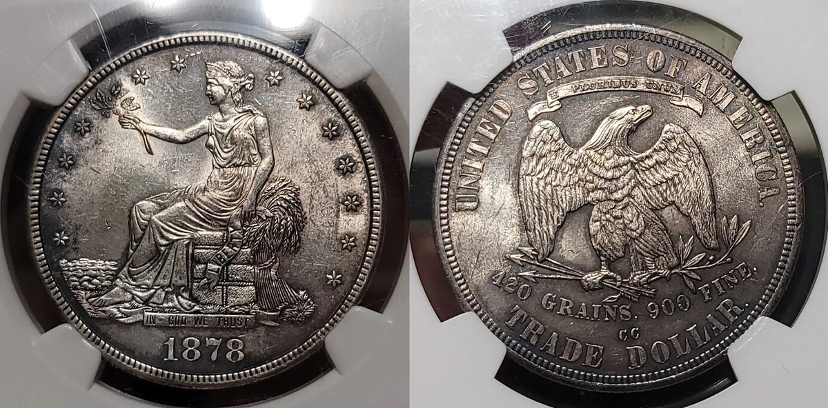 Uncirculated 1878 Year US Trade Dollars (1873-1885) for sale | eBay