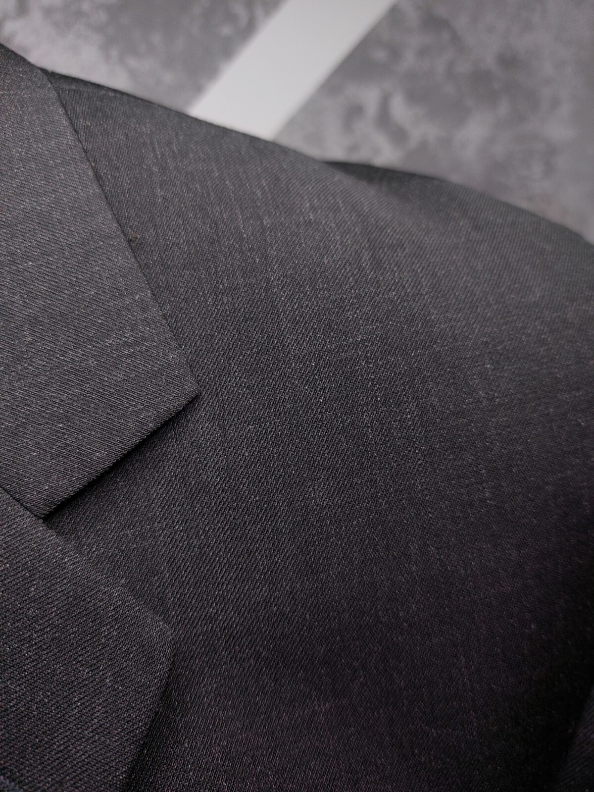 Giacca tuta lana blazer grigio Yves Saint Laurent taglia 54R