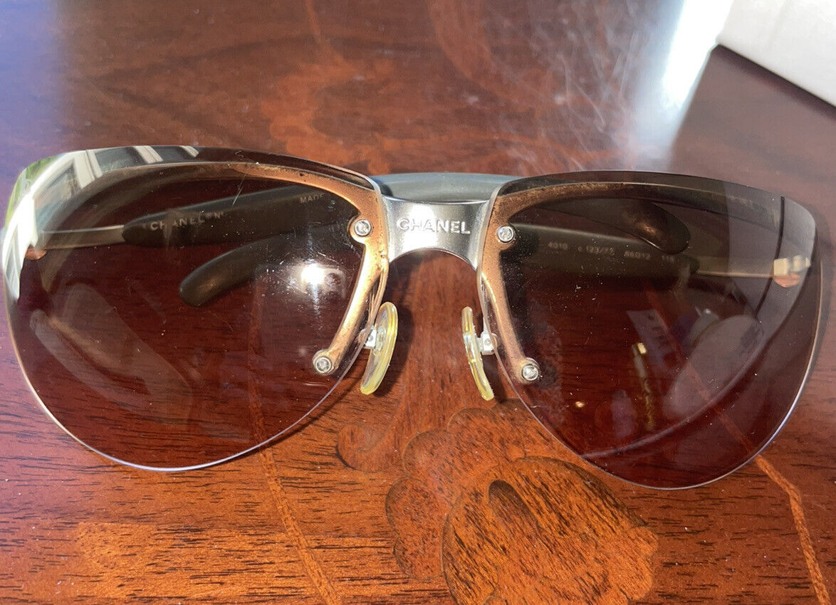 Chanel Rimless Shield Sunglasses Y2K Vintage