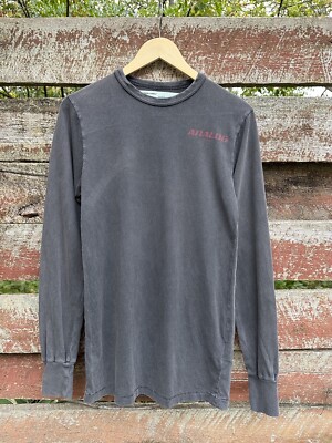 T-shirt à manches longues - Bleu foncé/Blanc cassé - HOMME | H&M BE