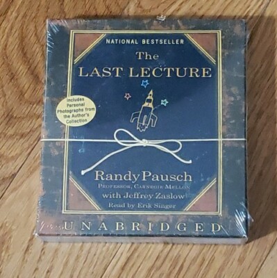 The Last Lecture Randy Pausch 2008 Compact Disc Unabridged BRAND NEW SEALED 