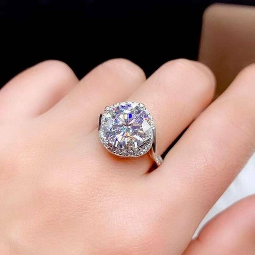 Beautify 2.10Ct Lab Created Diamond Halo Engagement Ring 14K White Gold