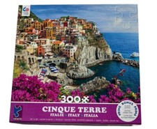 Jigsaw Puzzle Ceaco 300 Pieces Oversized Cinque Terre Italy Made In The USA