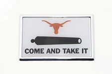 University of Texas Longhorn Come and Take It Emblem