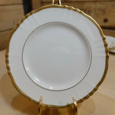 1 Salad Plate Brantley Old Ivory Syracuse O.P. Co.   Swanky Barn