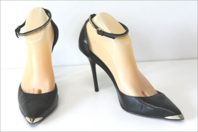 Sandales GUESS En Cuir Marron à Très Hauts Talons - Taille 40, Occasion En Excellent état