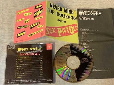 SEX PISTOLS Never Mind The Bollocks JAPAN CD 32VD-1011 (1A1) 1A2 w