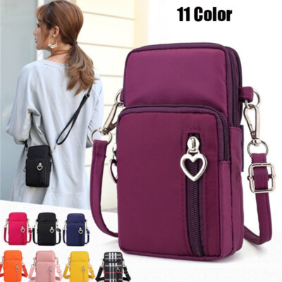Women Small Cell Phone Purse Wallet Handbag Case Shoulder Bag Cross-body Pouch