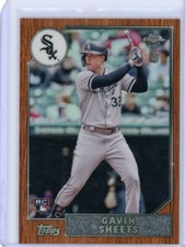 2022 Topps Chrome Ben Baller '87 Topps Orange Refractor Gavin Sheets /25