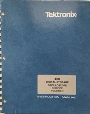 Tektronix 468 Digital Oscilloscope Instruction Manual Volume 2 P/N 070-3516-00