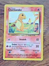 46/102 | Charmander | WOTC Base Set | Pokemon Card | Free UK Postage