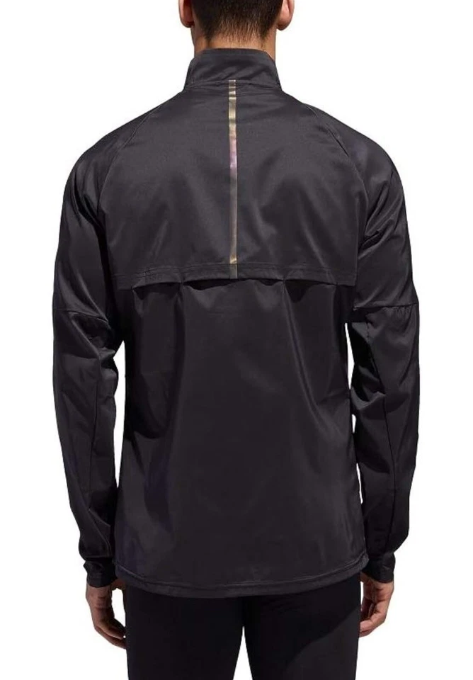 ADIDAS Black SUPERNOVA Run Lifestyle Windbreaker Fitness Jacket Mens XL NEW Tags - Image 2 of 4