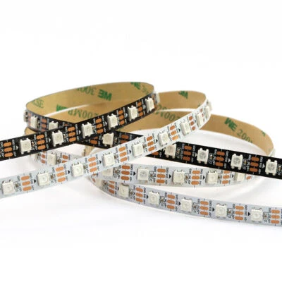 1-2M LED Strip 5050 RGB IC Individual Addressable DC5V 30/60/96/144/LED WS2812B
