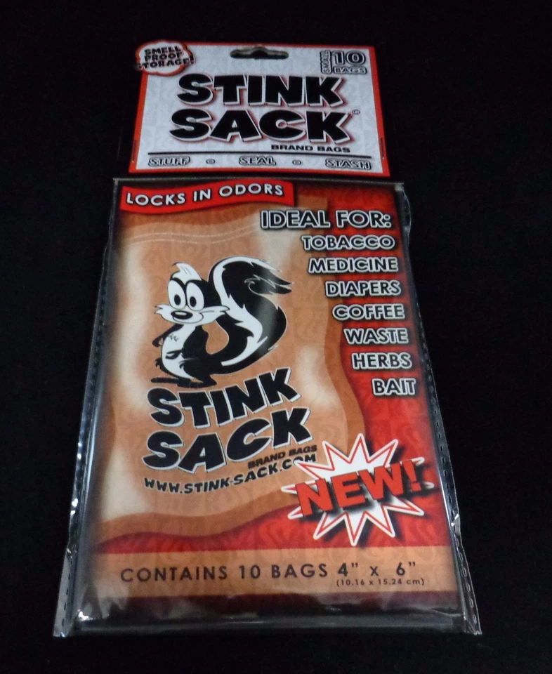 Bolsas apestosas a prueba de olores (x10 bolsas transparentes medianas de 4" X 6") **Envío gratuito** Foto 2 de 3