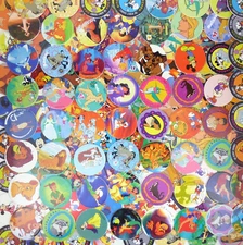 Lot of 50 Disney Themed Pogs / Milk Caps Unsorted! Retro Game Nostalgia!