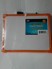 Jot Dry-Erase Boards 8  x 10   Dry-Erase Markers, Select: Frame Color Orange.