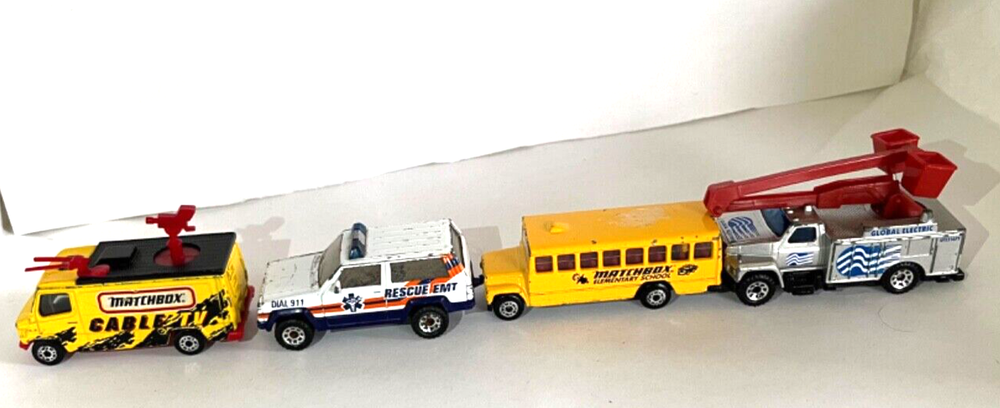 Matchbox Cars, lot of 4