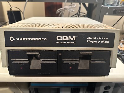 Vintage Commodore CBM Model 8050 Dual Drive Floppy Disk PET READ