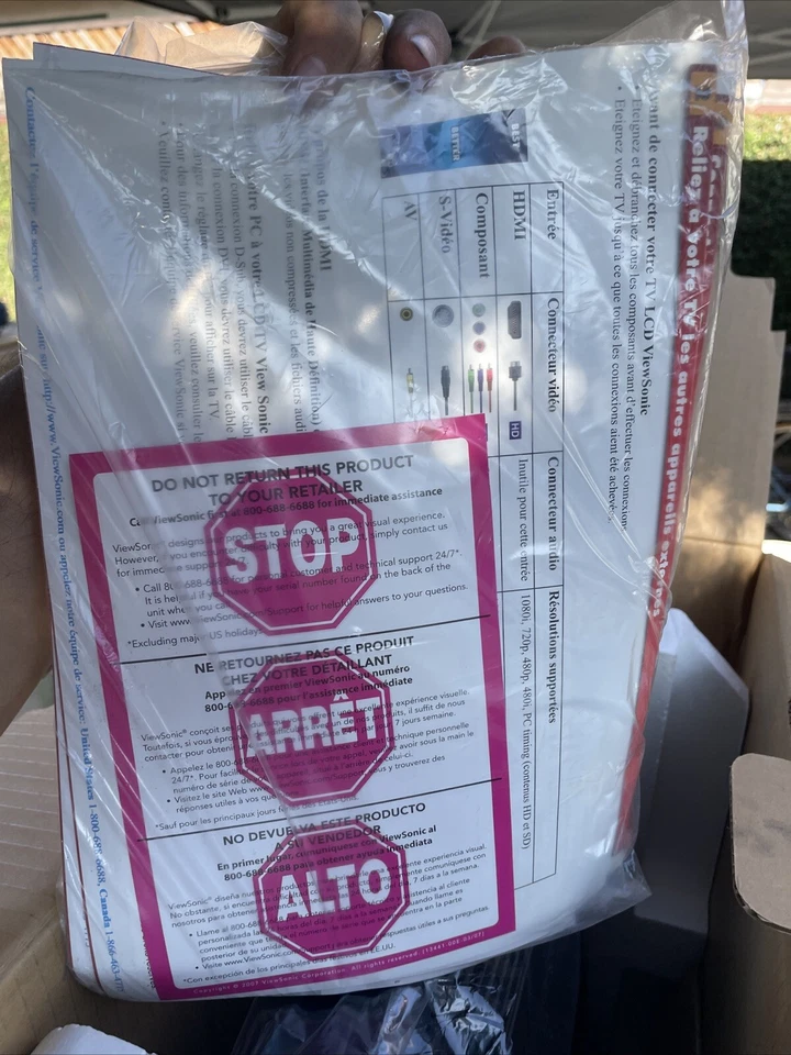 ViewSonic 19” VA930M LCD HDTV/PC Monitor Combo - Image 3 of 4