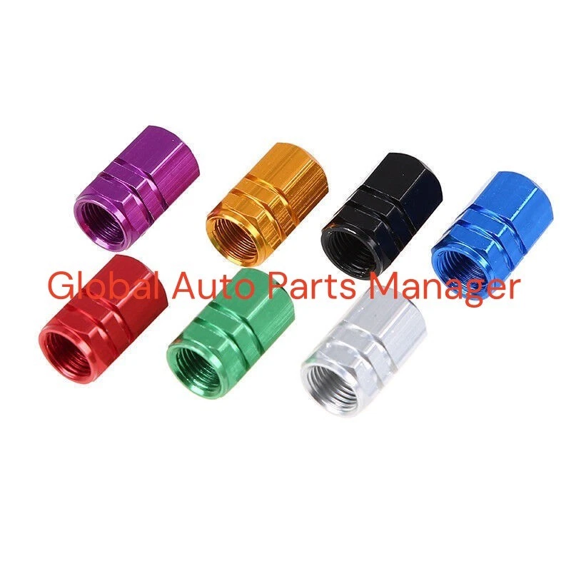 4pcs Aluminum Tire Valve Air Dust Cover Stem Caps Wheel Bike Car Truck - Image 2 of 3
