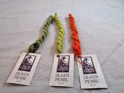 Thread Gatherer ''Silken Pearl'' Lot of 3      100% Silk         C213