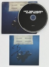 BILLIE EILISH HIT ME HARD & SOFT SIGNED ART CARD PHOTO & CD Beckett BAS COA