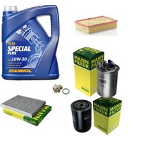 Inspektionspaket 5L Mannol Special Plus 10W-30 FüR VW Polo Classic 64 1.9 SDI