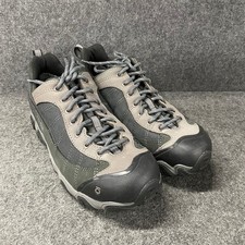 OBOZ Firebrand II Low WP Hiking Shoes Men's Size US 11.5 Wide Gray