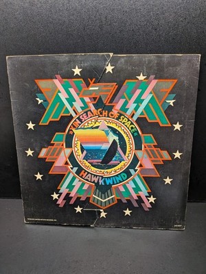 X In Search Of Space - Hawkwind (LP 1971 United Artist) Diecut Foldout Sleeve  